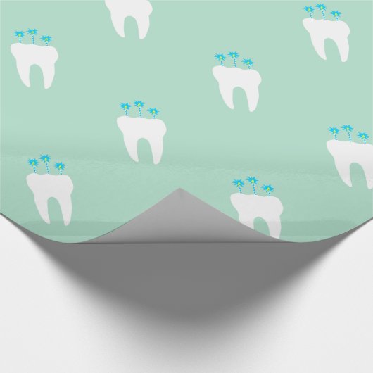 Viering tand met kaarsen cadeaupapier (Hoek)