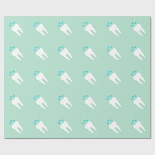 Viering tand met kaarsen cadeaupapier (Vlak)