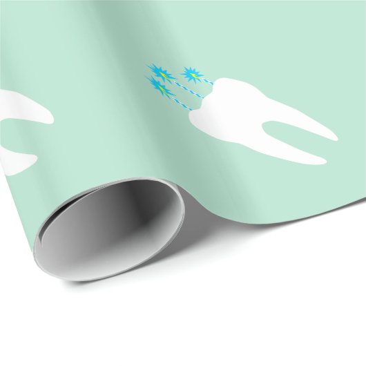 Viering tand met kaarsen cadeaupapier (Rol Hoek)