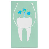 Viering tand met kaarsen klein cadeauzakje (Achterkant)