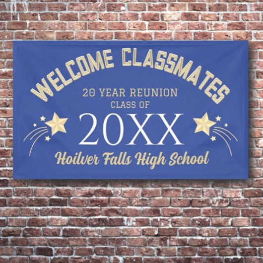 Viering tijd! Klasse reünie aangepaste Banner