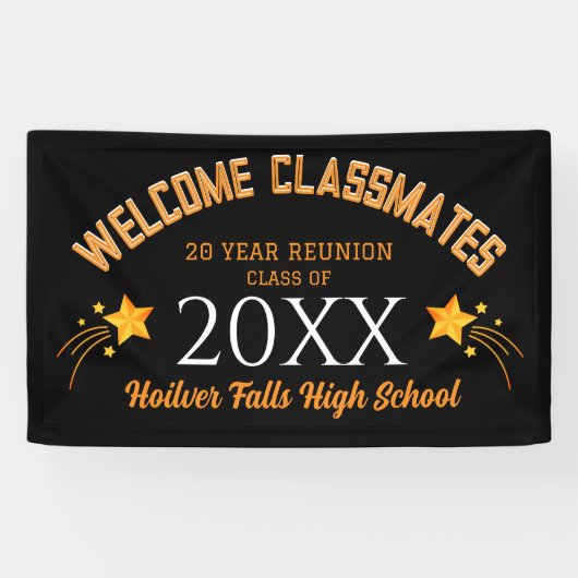 Viering tijd! Klasse reünie aangepaste Banner (Horizontaal)