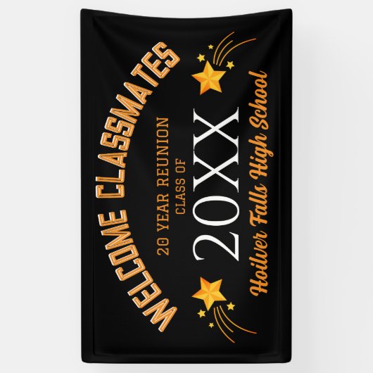 Viering tijd! Klasse reünie aangepaste Banner (Verticaal)