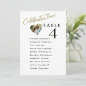 Viering Trouwzitplan Kaarten Namen van gasten (Staand voorkant)