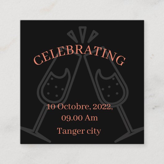 Viering uitnodiging (Voorkant)