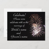 Viering! Uitnodiging Briefkaart (Voorkant / Achterkant)