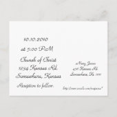 Viering! Uitnodiging Briefkaart (Achterkant)