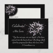 Viering! Uitnodiging Briefkaart (Voorkant / Achterkant)