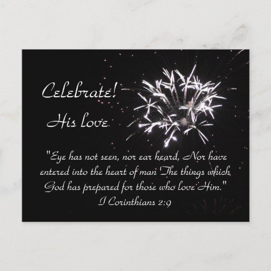 Viering! Uitnodiging Briefkaart (Voorkant)