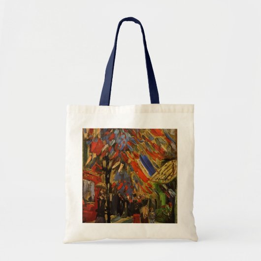 Viering van 14 juli in Parijs door Vincent van Gog Tote Bag (Voorkant)