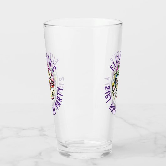 Viering van 21ste verjaardag van het dagglas glas (Links)