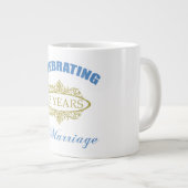 Viering van 25 jaar huwelijk grote koffiekop (Voorkant rechts)