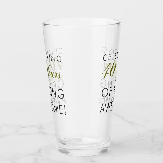 Viering van 40 jaar Geweldige glas (Rechts)