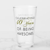 Viering van 40 jaar Geweldige glas (Voorkant)