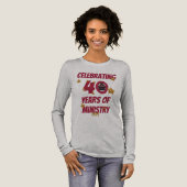 Viering van 40-jarig jubileum Tri-Blend shirt (Voorkant)