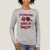 Viering van 40-jarig jubileum Tri-Blend shirt (Voorkant)