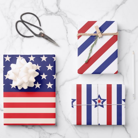 Viering van 4 juli inpakpapier vel (Voorkant)