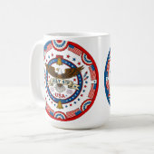 Viering van 4 juli koffiemok (Voorkant links)