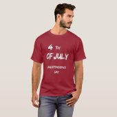 Viering van 4 juli: Onafhankelijkheidsdag Design T-shirt (Voorkant volledig)