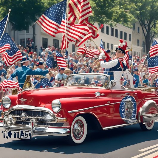 Viering van 4 juli perfect poster