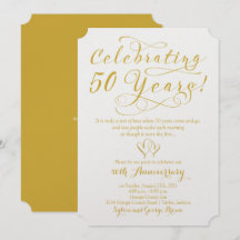 Viering van 50 jaar 50th Wedding Jubileum