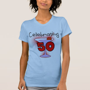 Viering van 50 T-shirts en cadeaus