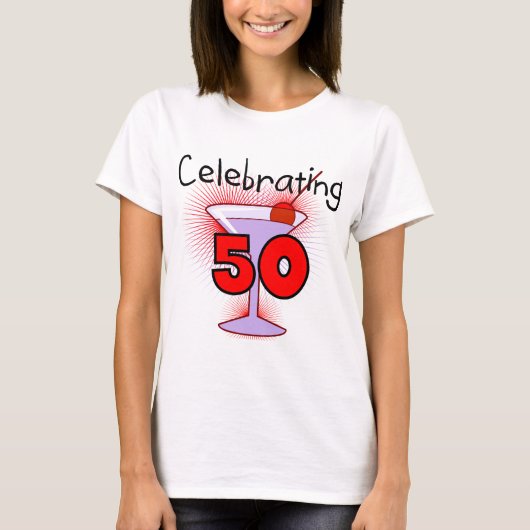 Viering van 50 T-shirts en cadeaus (Voorkant)