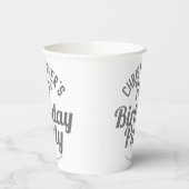 Viering van 70ste verjaardag papierbekertjes papieren bekers (Links)