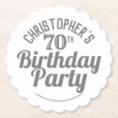 Viering van 70ste verjaardag van het Onderzetter o (Voorkant)