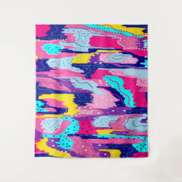 Viering van Abstracte kleuren Wandkleed