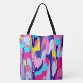 Viering van Abstracte kleurenafdrukken Tote Bag (Achterkant)