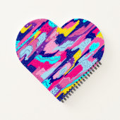 Viering van Abstracte kleurenkunst Notitieboek (Achterkant)