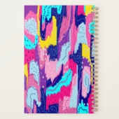 Viering van Abstracte kleurenkunst Planner (Achterkant)
