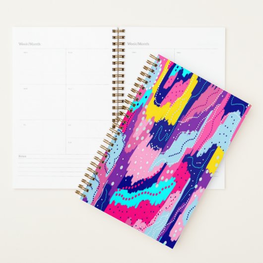 Viering van Abstracte kleurenkunst Planner (Display)