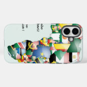 Viering van Afrika in vlagontwerp Case-Mate iPhone Case (Achterkant (horizontaal))