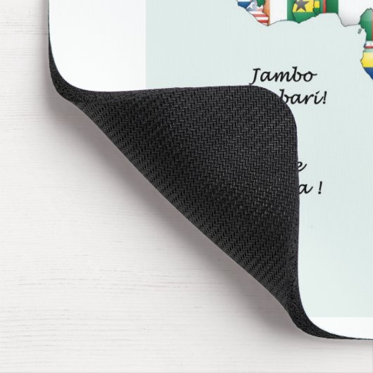 Viering van Afrika in vlagontwerp Muismat (Hoek)