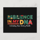Viering van Black History Maand Erfgoed Briefkaart (Voorkant)