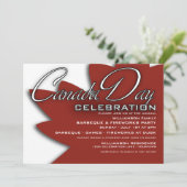 viering van Canada Day Celebration Kaart (Staand voorkant)