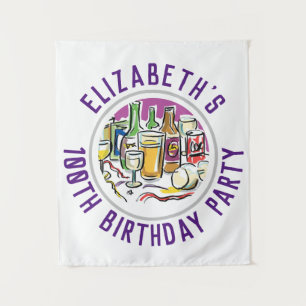 Viering van de 100e verjaardag van de bosbouw wandkleed