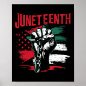Viering van de 19e zwarte vrijheid Afrikaans Ameri Poster (Voorkant)