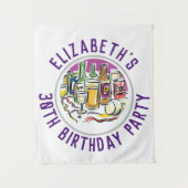 Viering van de 30e verjaardag van de bosbouw wandkleed (Voorkant)