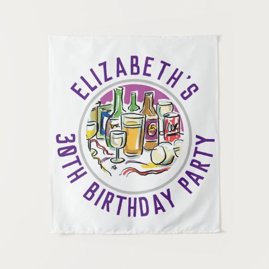 Viering van de 30e verjaardag van de bosbouw wandkleed (Voorkant)