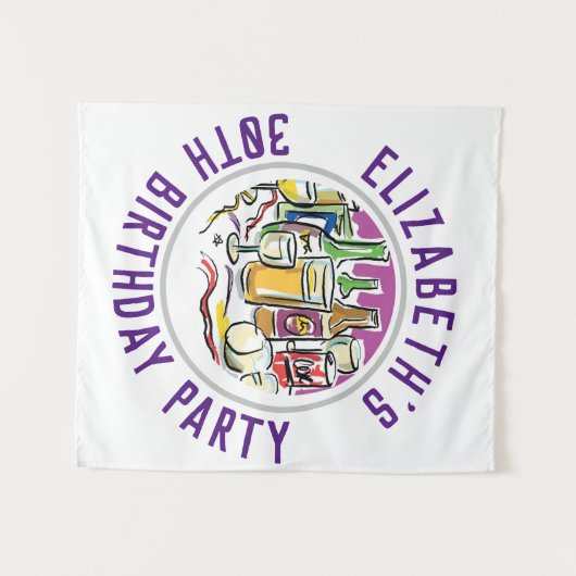 Viering van de 30e verjaardag van de bosbouw wandkleed (Voorkant (horizontaal))