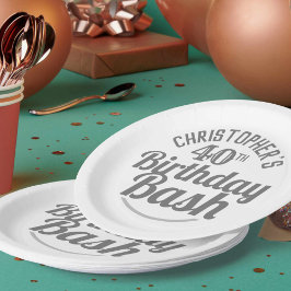 Viering van de 40e verjaardag van de Borden van Bi Papieren Bordje