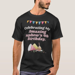 Viering van de 4e verjaardag van mijn geweldige ne t-shirt