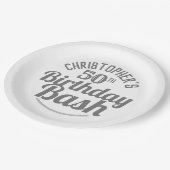 Viering van de 50e verjaardag van de Borden van Bi Papieren Bordje (Gekanteld)