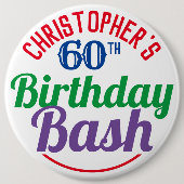 Viering van de 60e verjaardag van de Button van de (Voorkant)