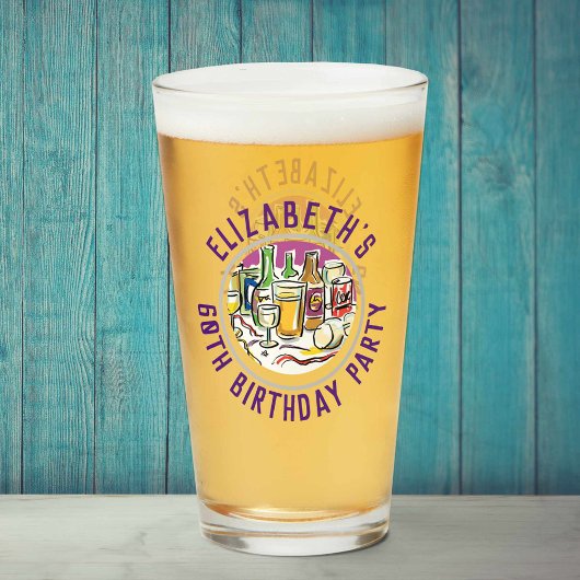 Viering van de 60e verjaardag van het dagglas glas