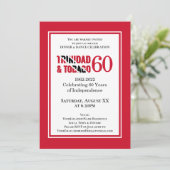 Viering van de 60ste Jubileum onafhankelijkheid TR Kaart (Staand voorkant)