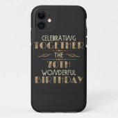 viering van de 70e verjaardag Case-Mate iPhone case (Achterkant)